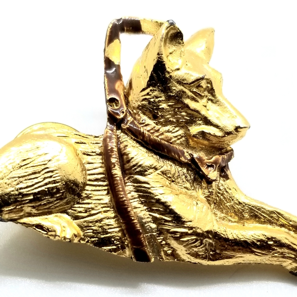 German Shepherd Service Dog Brooch - Picture 2 of 5
